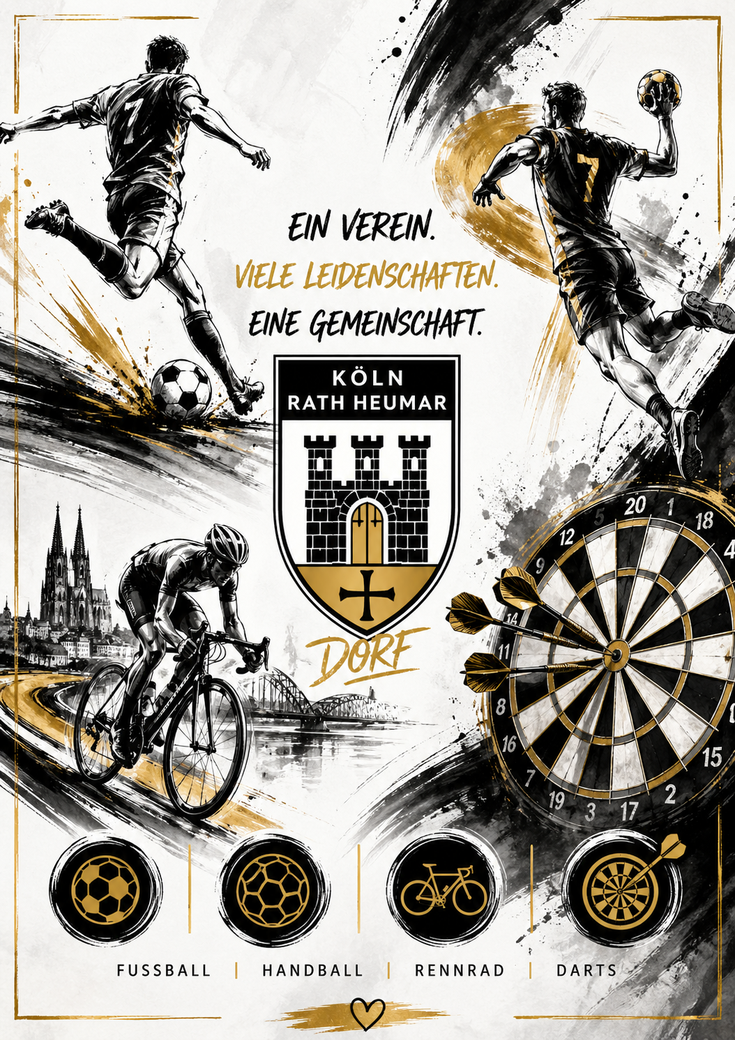 RSV Rath-Heumar – Sportverein in Köln mit Fußball, Handball, Radsport und Darts