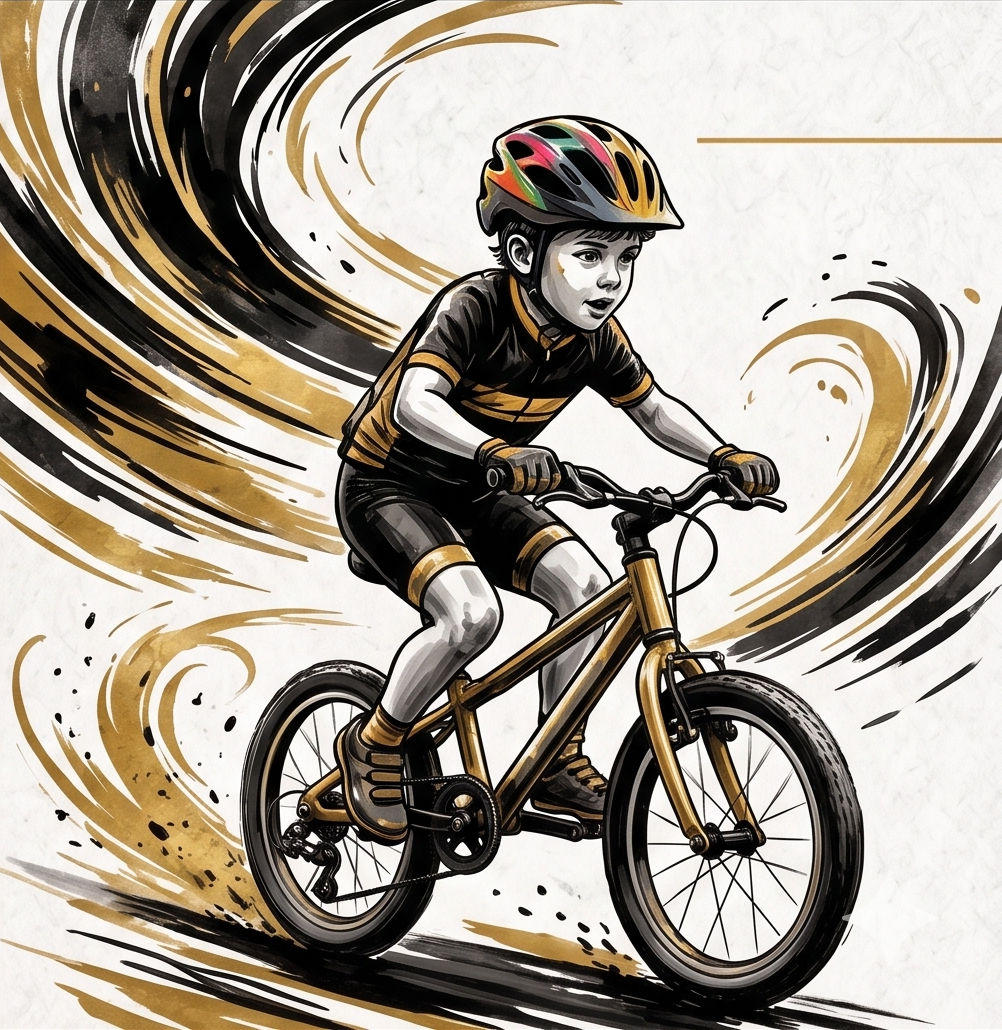 Kinderrad-Illustration RSV Rath-Heumar