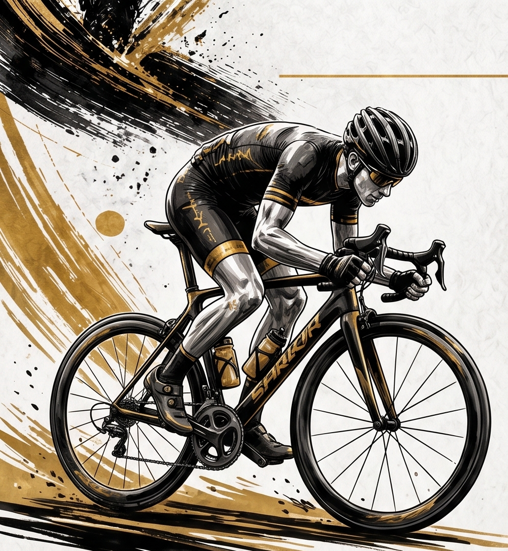 Rennrad-Illustration RSV Rath-Heumar